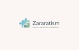 Zararatism logo with puzzle piece and leaf icon for sensory regulation and independence